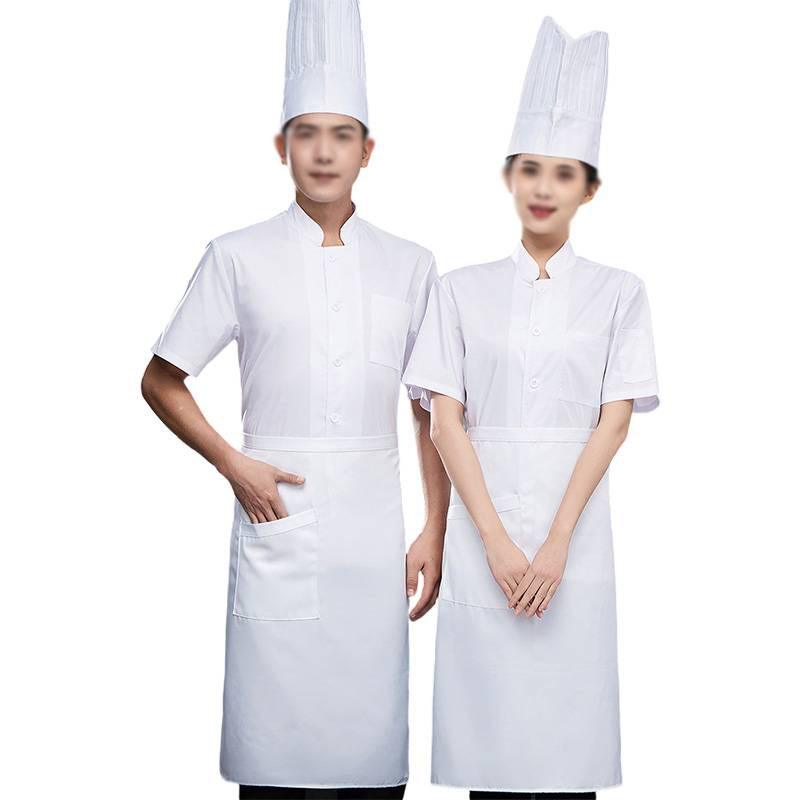 阿祺果 厨师服 白色 件高清大图
