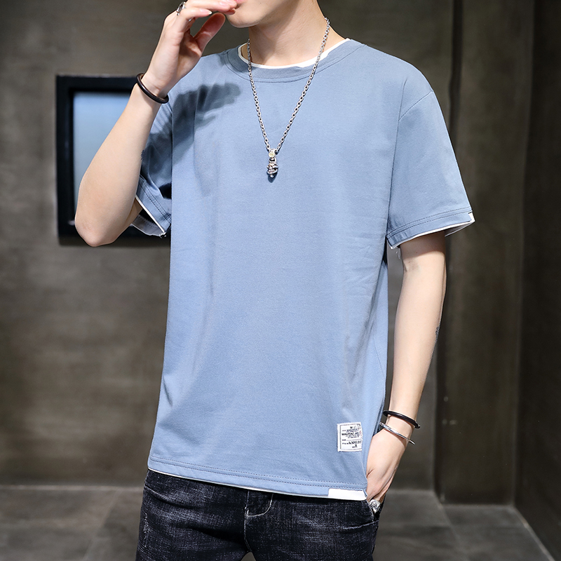 奥朗奴aolangnu短袖2020夏季新品t恤翻领宽松纯棉polo衫体恤日系男装