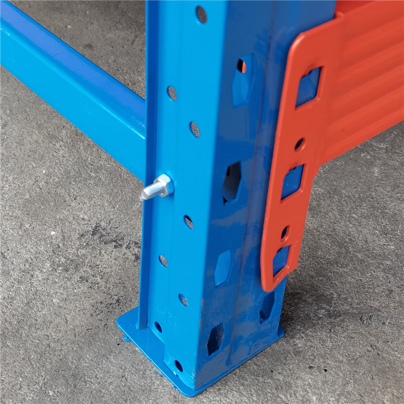 臻远 ZY4121566重型货架置物架四层主架 蓝+橘红 2500*600*2000mm 500kg高清大图