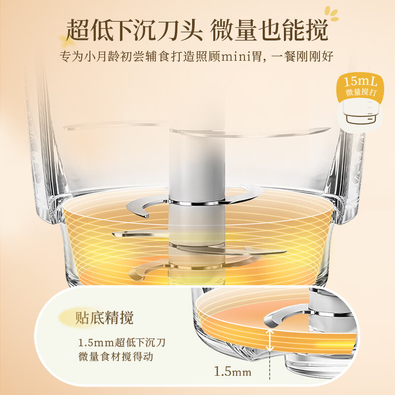 小熊绞肉机家用 辅食机婴儿绞馅机碎肉机料理机饺子肉馅搅拌机打蒜器电动搅肉机高清大图