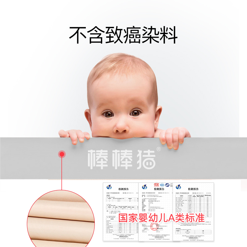棒棒猪床围儿童婴儿床护栏杆宝宝防摔掉床边挡板通用1.5+2米亲子熊两面装大床围栏