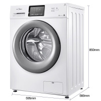 【99新】美的(Midea) MG80V330WDX 变频电机8KG大容量WiFi控制家用滚筒洗衣机白色