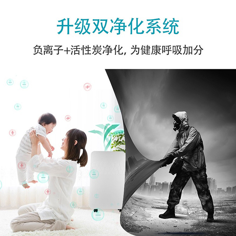 志高(CHIGO)家用除湿机抽湿器卧室 吸湿机地下室抽湿防潮去湿净化空气除湿器可移动带提手抽湿机ZG-A31(白色松下