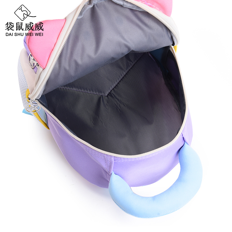袋鼠威威 幼儿园背包 儿童书包 送24色彩泥 XFH626-2高清大图