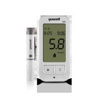 鱼跃(YUWELL)血糖仪586家用全自动智能免调码家用血糖测试仪滴入式(赠采血笔+50片试纸+50支采血针+酒精棉片)