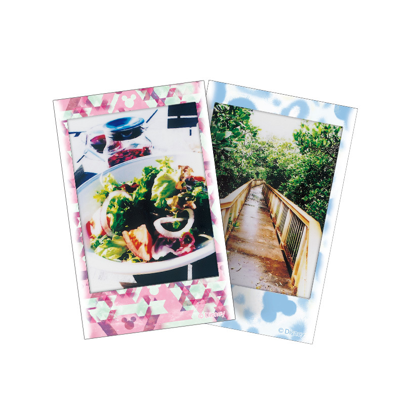 富士(FUJIFILM)INSTAX 拍立得相纸 mini花边胶片 时尚米奇(10张)