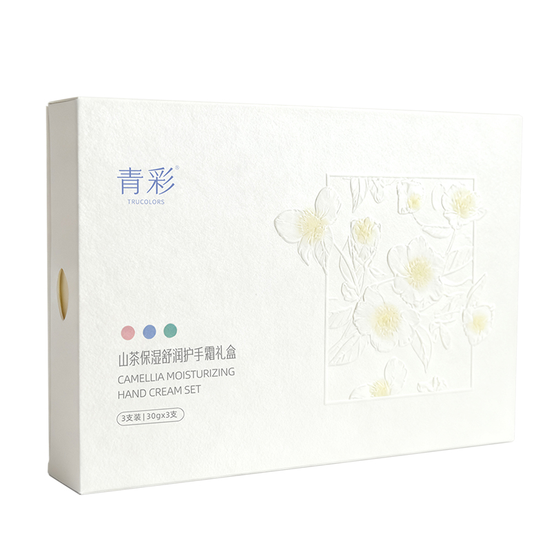 青彩山茶护手霜滋润保湿秋冬防干裂补水30g*3礼盒装便携男女通用