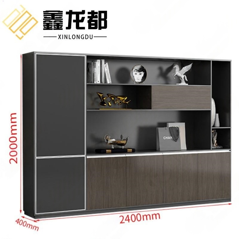 鑫龙都 书柜展示柜 书柜六门个 高2米