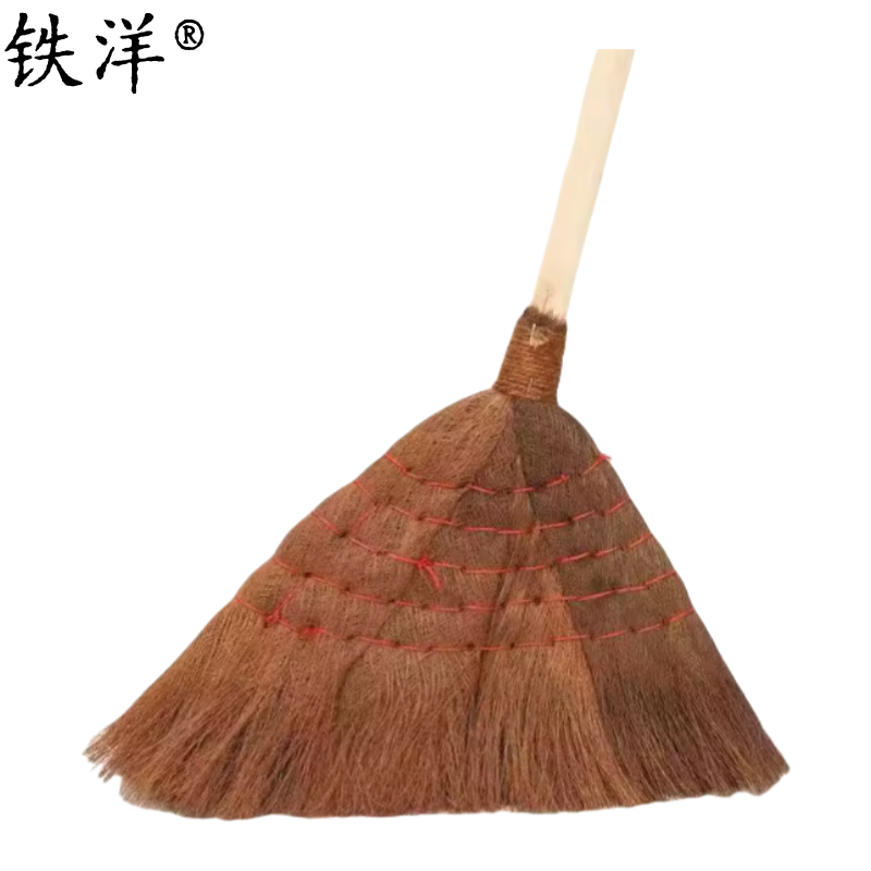 铁洋 鬃毛扫把 加大加厚牛角款 把高清大图