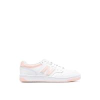 新百伦(New Balance)女款低帮跑鞋皮革材质橡胶底休闲运动鞋白色