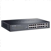 TP-LINK TL-SG1218P 16口千兆POE网络交换机网线供电48V无线AP监控摄像电脑办公tplink