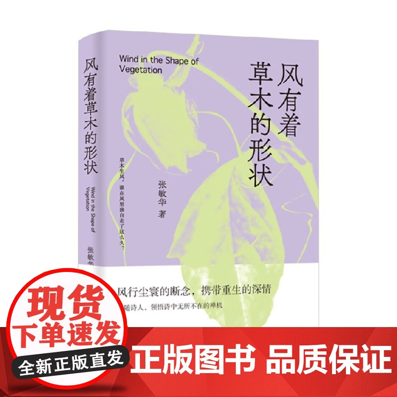 风有着草木的形状 张敏华 著 诗歌词曲高清大图