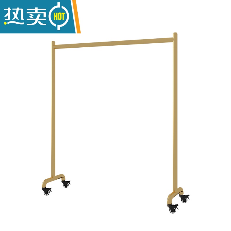 敬平加厚晾衣架落地卧室内外折叠家用简易阳台凉晒挂衣杆器移动带轮 纳米黑色长120高185带轮高清大图