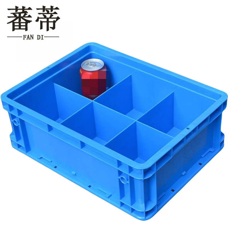 蕃蒂 塑料箱六格个