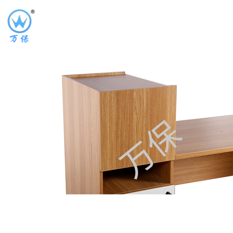 [万保]办公家具 板式办公桌 职员桌 公司电脑桌单人位职员学习桌