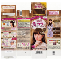 KAO花王Prettia染发剂 日本原装 黑发专用泡沫染发剂亮泽棕色染发膏108g