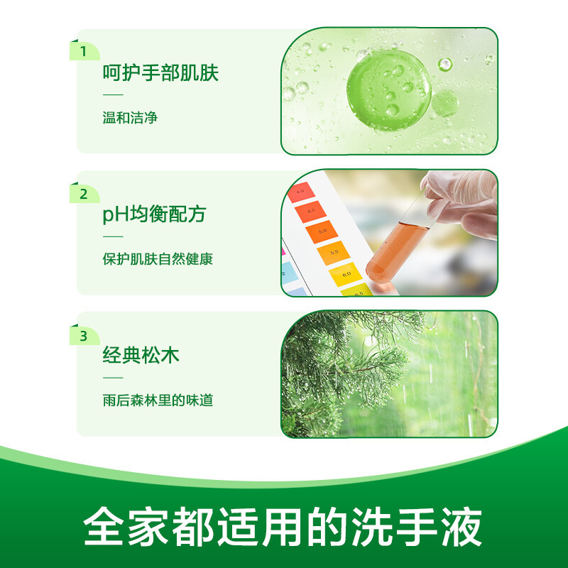 滴露(Dettol)经典松木 健康抑菌 洗手液 500g 单瓶装 单位:瓶