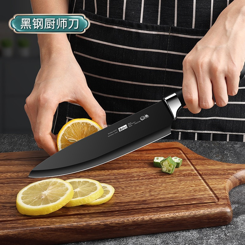 锋利耐用菜刀家用厨房刀具套装全套组合厨具用品7163高清大图