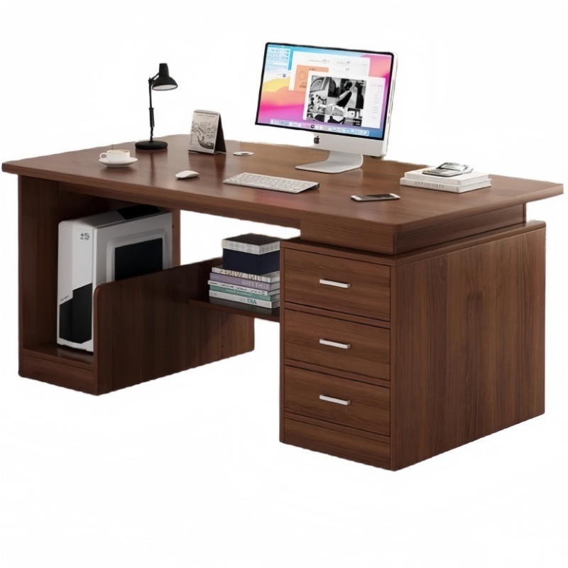 攸形职员办公桌1400*600*750mm张高清大图