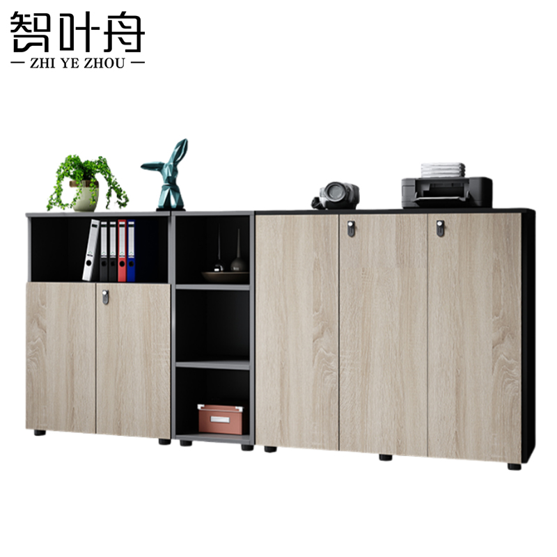 智叶舟矮柜储物柜240*40*120cm台高清大图