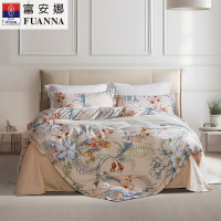 富安娜磨毛四件套-鹊舞江南203*229cm