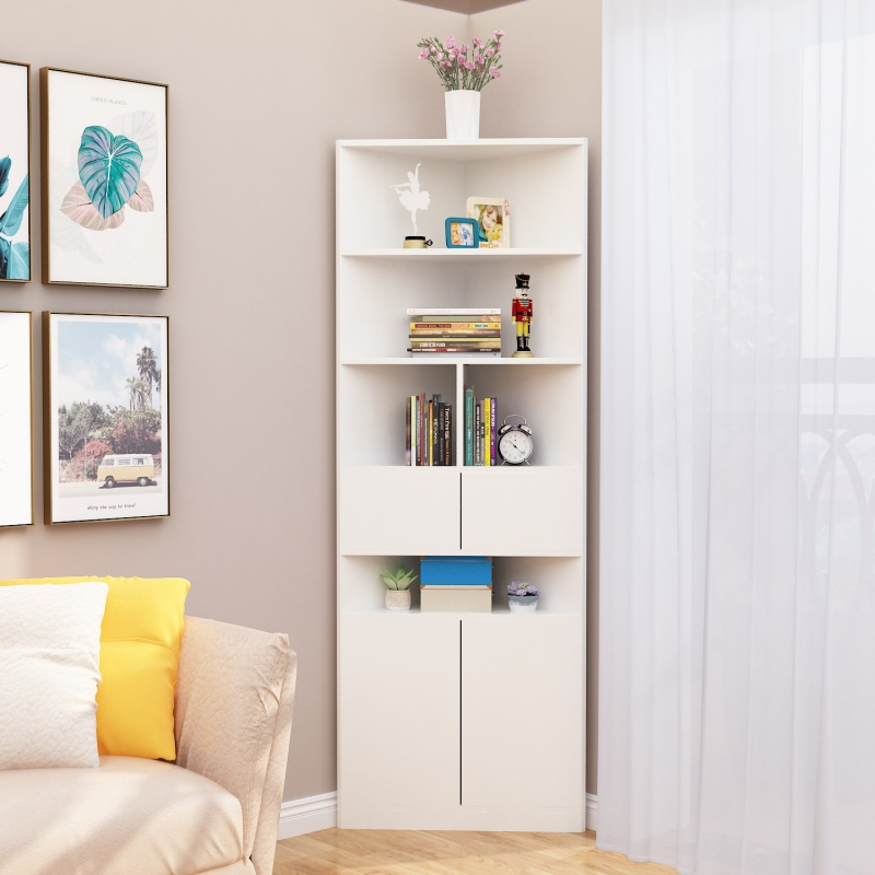 尋木匠角柜客厅墙角柜卧室三角形简约现代转角柜餐厅多功能置物架边角