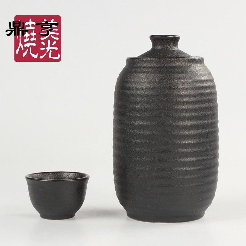 鼎亨温酒器暖酒壶烫酒炉 日式清酒酒具套装 陶瓷暖酒瓶酒杯 一壶