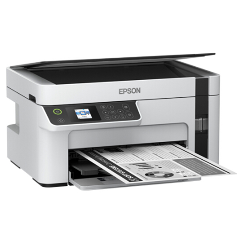 爱普生(EPSON)M2118墨仓式黑白打印机A4小型连供家用办公 家庭作业 企业办公 M2118有线三合一 标配高清大图