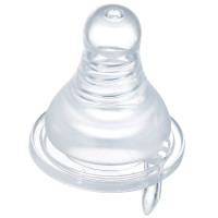 [苏宁自营]小狮王辛巴(Simba)母乳记忆超柔防胀气标准口径圆孔奶嘴(单只装)S 号小圆孔(0-3个月)