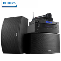 飞利浦(Philips) 套装三合一家庭影院 KTV舞台音响 专业功放U段麦克风+功放组合08