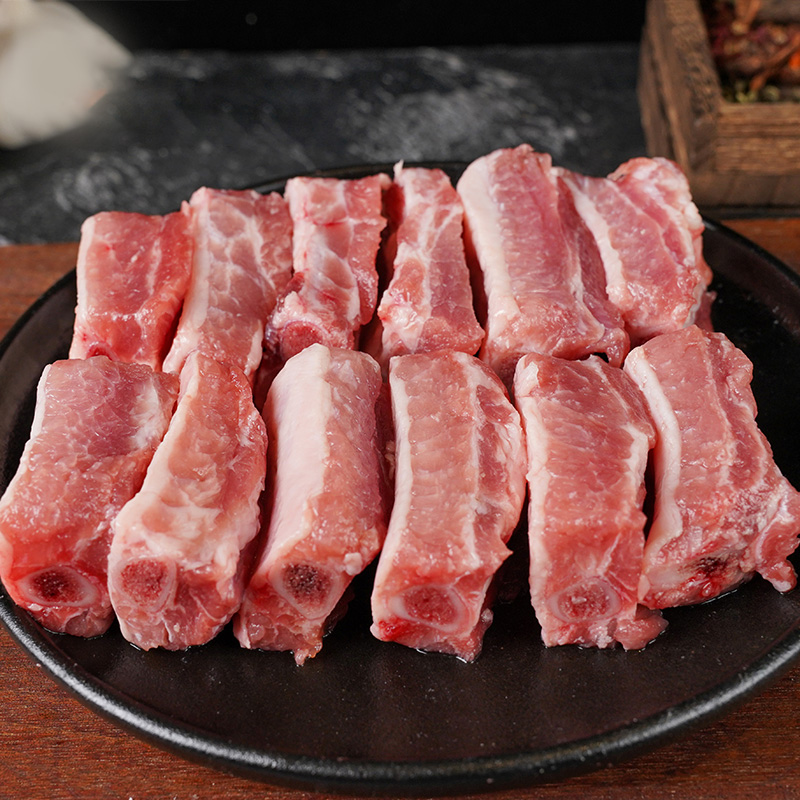 雨润(yurun) 原生态冷冻黑猪肉 798型 安徽(六花黑猪)高清大图