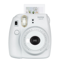 富士(FUJIFILM)INSTAX 拍立得 相机 一次成像相机MINI9 烟灰白 富士小尺寸胶片相机 白色