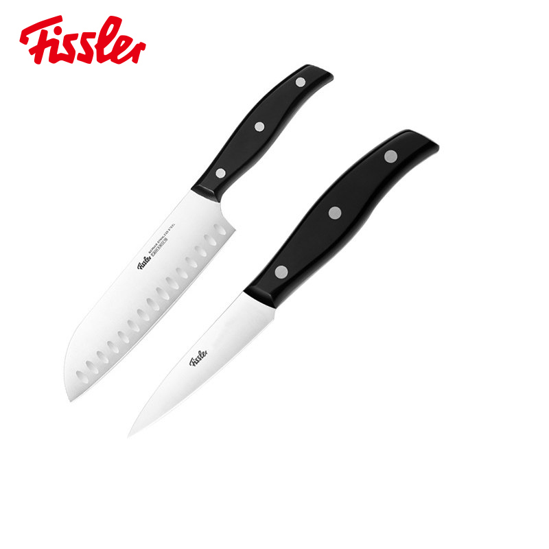 菲仕乐(fissler)刀具套组 EM-FS-KN0003 精致系列不锈钢三件套中式刀日式菜刀水果刀 刀具套装