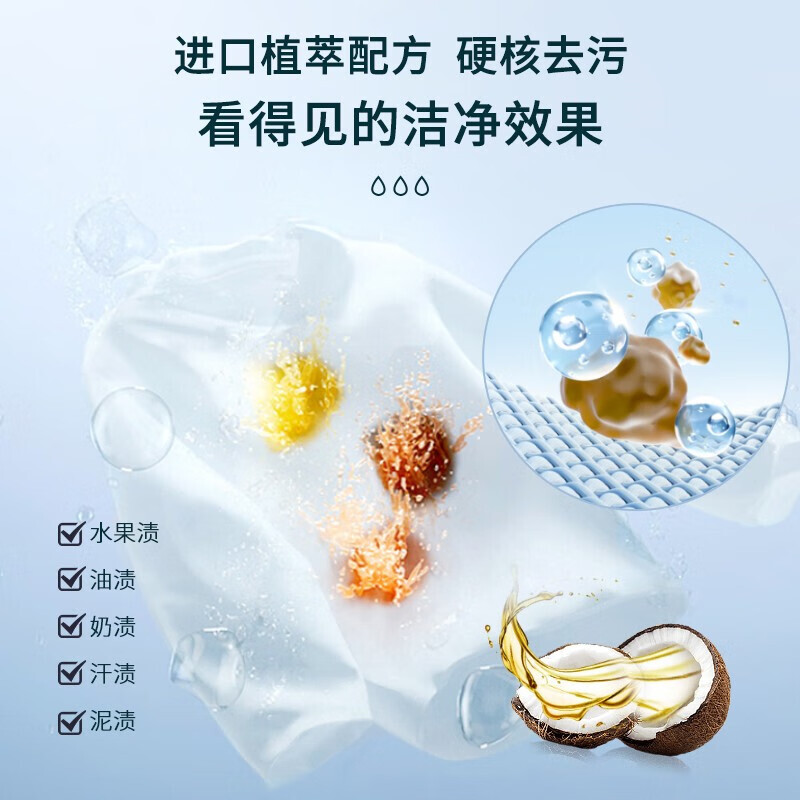 南堡自然花香洗衣液2.5kg*3瓶高清大图