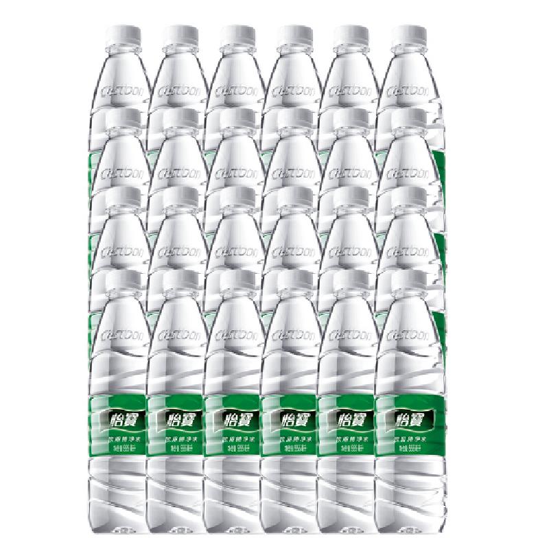 怡宝饮用水 纯净水 555ml*24 整箱装