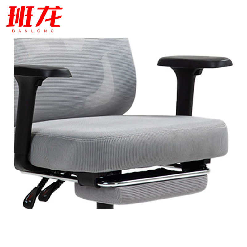 班龙电脑椅黑框灰网张高清大图