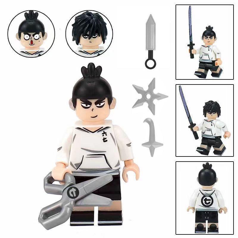 刺客伍六七兼容乐高积木小人仔拼装儿童玩具魔刀千刃梅花十三567参数