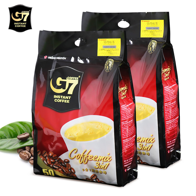 越南进口中原G7 coffee国际版原味三合一速溶咖啡粉800g*2袋装