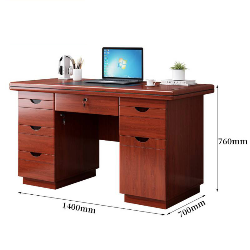 桃锦堂办公桌1.4米张高清大图