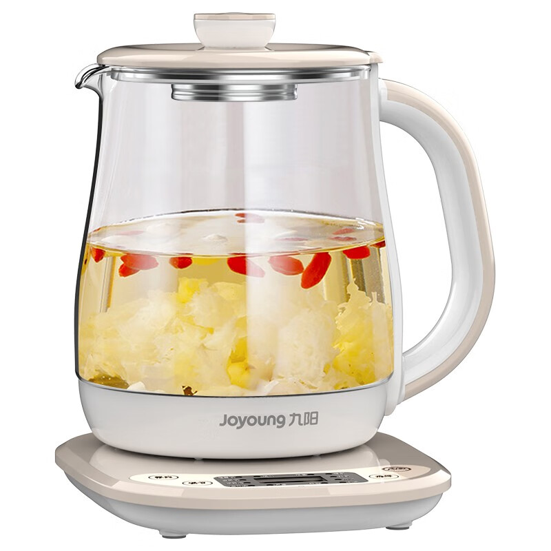 九阳(Joyoung)家用多功能养生壶煮茶壶全自动燕窝壶冲奶1.5L小型迷你养生壶 榛果褐 K15F-WY310