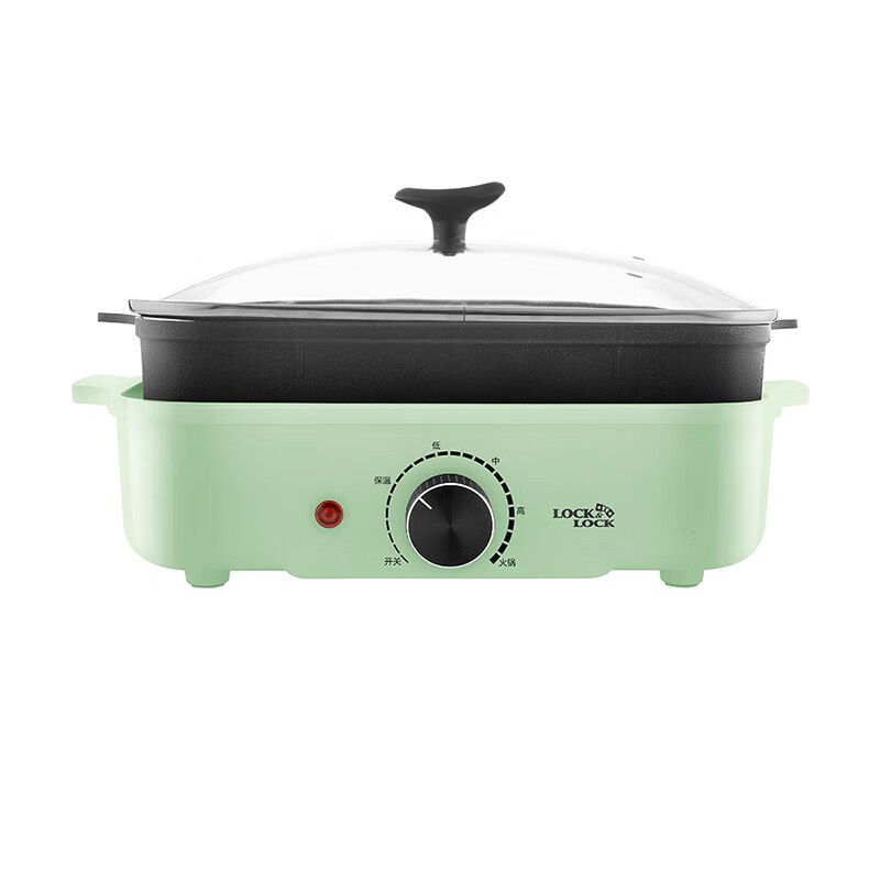 乐扣乐扣(LOCK&LOCK)多用料理锅电烤锅 EJP537GRN高清大图
