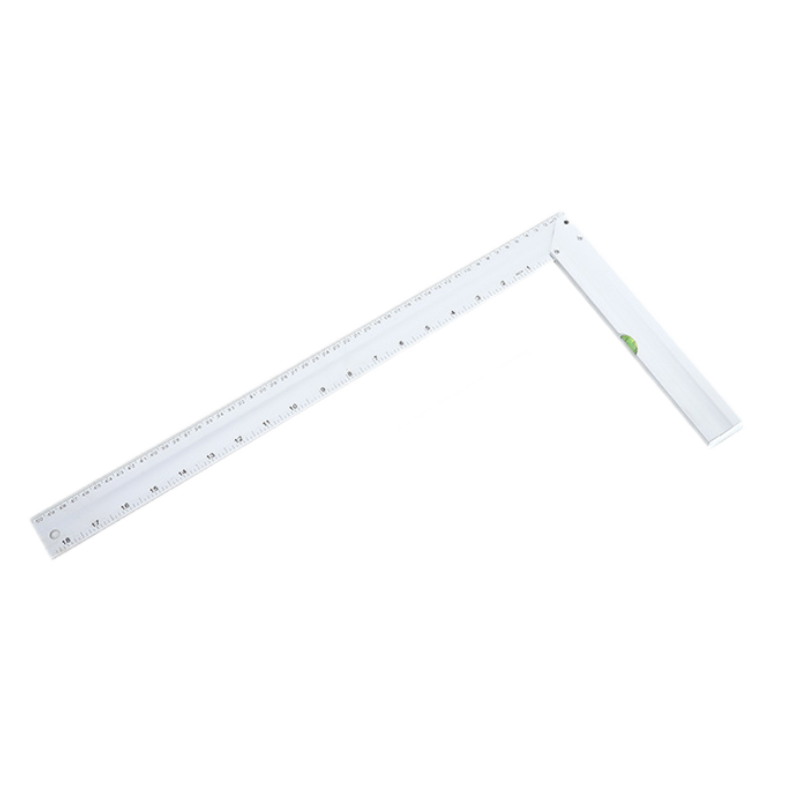 欧克 Ouke 直角尺90度角尺铝合金直角尺带水平尺 500mm OK-1054