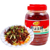 九味軒红油郫县豆瓣酱1000g 辣椒酱 香辣酱 瓶装调味酱料 四川回锅肉调料 川菜豆瓣鱼调味品炒菜料 手工火锅底料原料