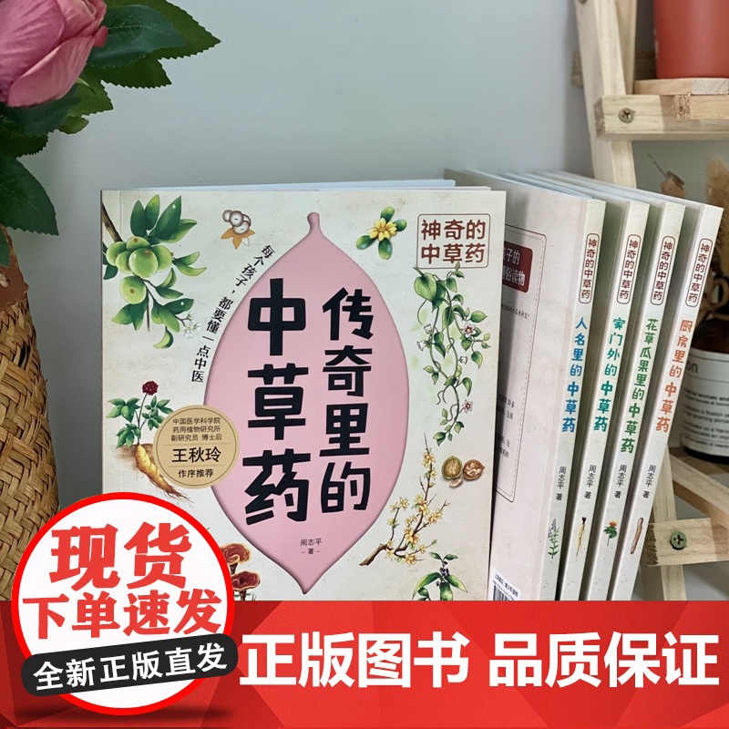 传奇里的中草药-神奇的中草药 周志平 中国妇女出版社 正版书籍高清大图