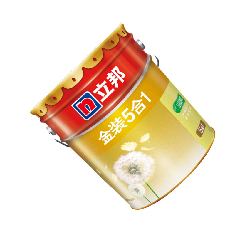 立邦 金装净味五合一油漆涂料内墙乳胶漆墙面漆18L