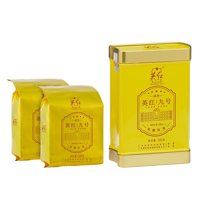 英红牌 英红商务九号罐装 浓香型红茶 有机茶叶 250g/罐高清大图