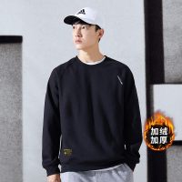 AYS005092-拓路者男士卫衣秋冬加绒加厚套头圆领长袖T恤男款运动卫衣外套