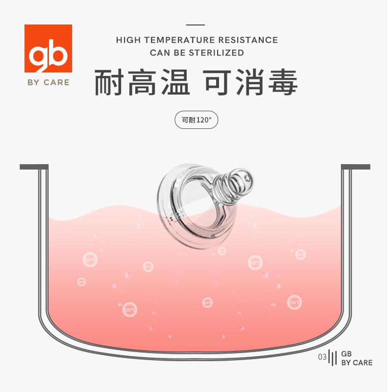 gb好孩子婴儿奶嘴宝宝宽口径超软仿真母乳实感原装通用 慢流量*2
