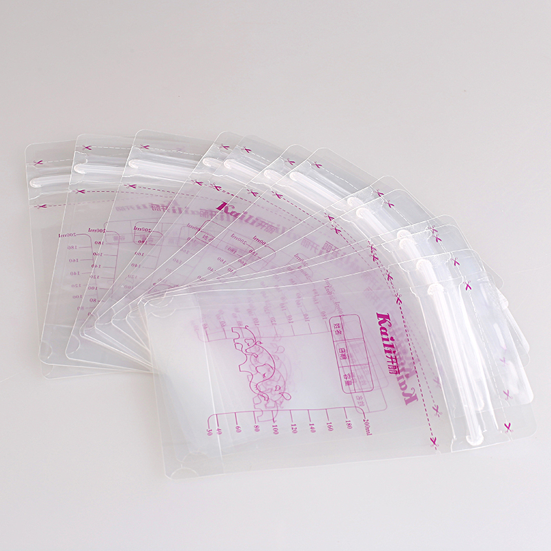 开丽 孕产妇母乳储存袋200ml 30片/盒*2盒 孕产妇孕产包用品产后妈妈奶水保鲜袋存奶袋人乳储奶袋储存奶袋 冷冻