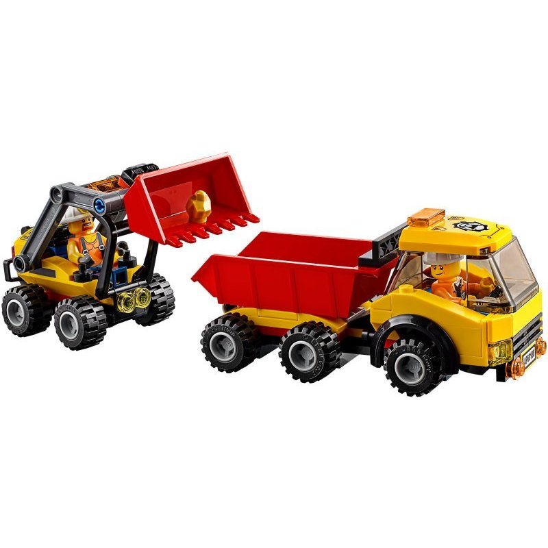 乐高(LEGO)城市系列 采矿专家基地 60188 7-12岁 883颗积木玩具塑料 200块以上